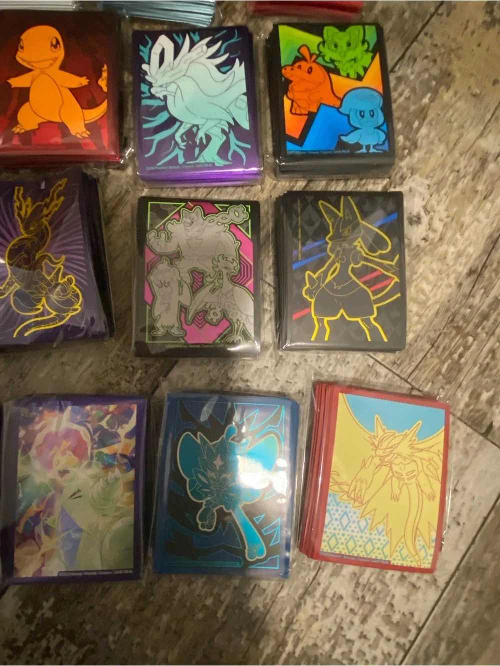 Assorted Pokémon Card Sleeve packs- Multi Color Designs